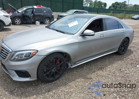 2015 Mercedes-Benz S 63 Amg 4Matic из США, поврежденный, VIN WDDUG7JB1FA192317